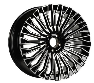 EMR-S1022-01 8.0x18" -5x112 ET38 66.6 Deep Black Diamond Gloss Jant (4 Adet)